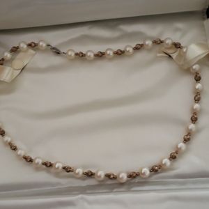 Pearl necklace from kay jewlers.